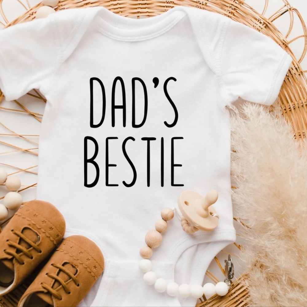 Dad Bestie Cute baby Onesies for 👶